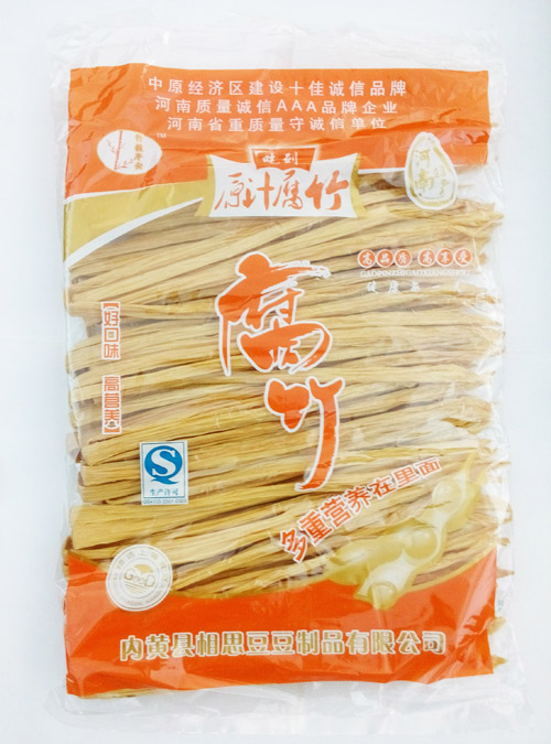 供应河南内黄原汁黄豆腐竹1500g