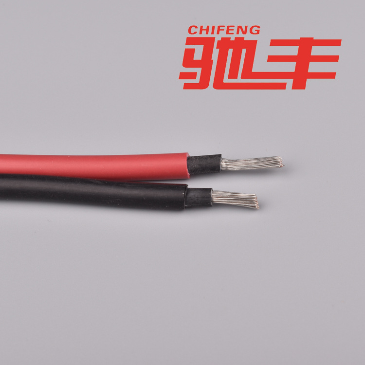 双层护套PV1-F 1*4mm2光伏线缆 厂家现货 供应山东  太阳能电站电缆  光伏电站电缆  交联聚烯烃