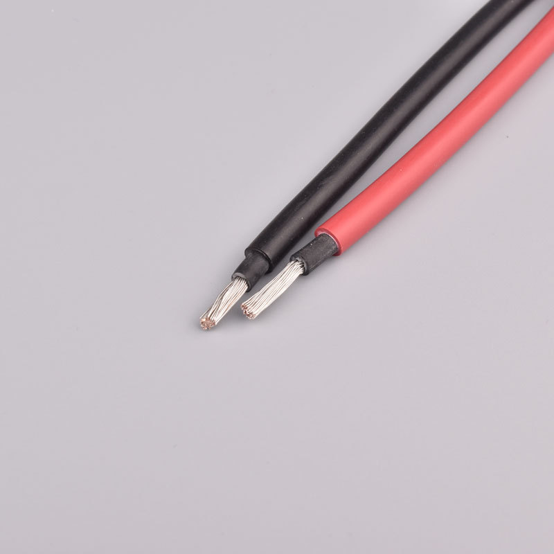 太阳能光伏电缆 双层绝缘 耐高温 4mm2厂家直销  镀锡  辐照