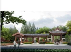 T01中式仿木亭廊组合  仿古花窗  古建砖雕厂家