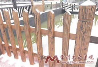 FM01水泥仿木栏杆  仿古花窗  古建砖雕厂家