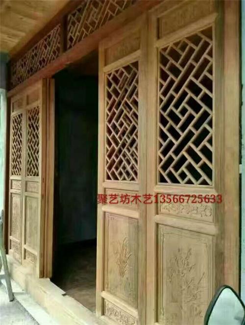 实木中式花格哪家好_实木中式花格_聚艺坊  实木中式花格定制