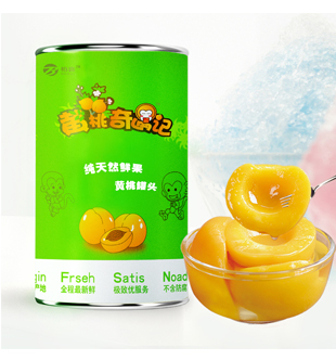 黄桃奇遇记 砀山黄桃罐头 425g*8罐精品礼盒装包邮|诚招  柏露