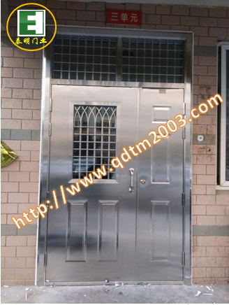 不锈钢玻璃楼宇门