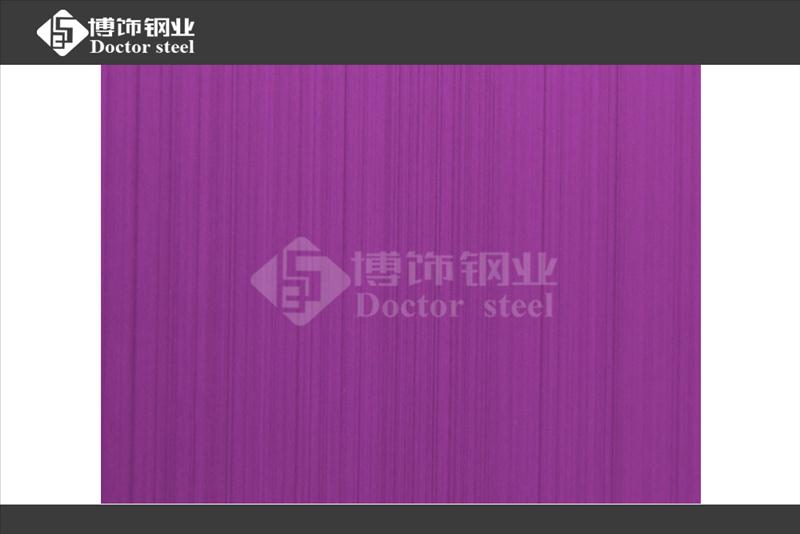 240#不锈钢拉丝板，粉红不锈钢拉丝板  粉红色不锈钢