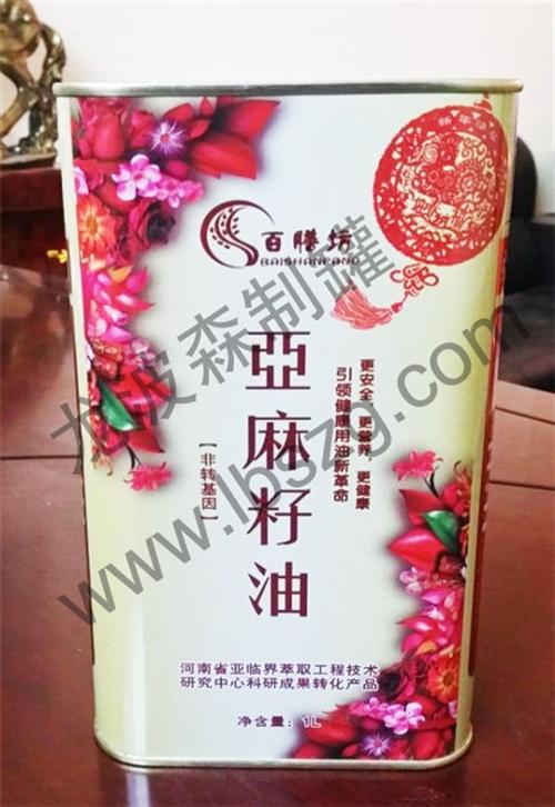 食用油铁罐、龙波森金属包装、亚麻籽油铁罐  橄榄油铁罐食用油  胡麻油铁罐食用油  亚麻籽油铁罐食用