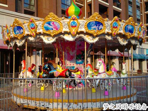 【梦之园游乐设备厂】、旋转木马、移动旋转  折叠旋转木马设备  庙会旋转木马多少  移动旋转木马价格