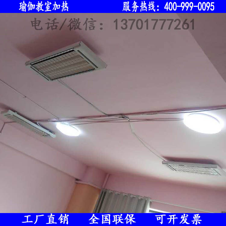 内蒙古自治区 瑜伽馆专用高温辐射式电热器SRJF-X-10  辐射采暖器  电热幕  电热板