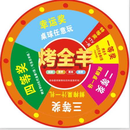 和道源吃烤全羊转幸运盘