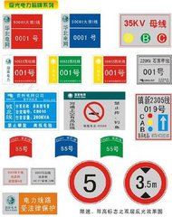 圆形通信光缆走向警示牌、燃气管道标志牌  不锈钢标志牌  圆形标牌