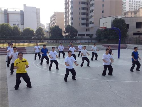 陈式太极拳基本功站桩_武汉 陈超太极会_  陈式太极拳推手实