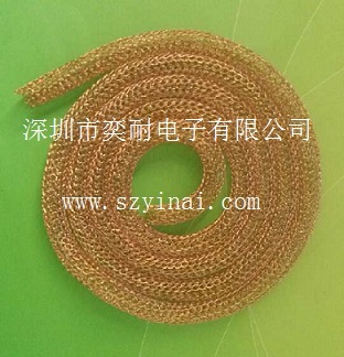 金属编织丝网衬垫，铍铜金属空心丝网条，屏蔽丝网条&nbsp;&nbsp;铍铜金属丝网条&nbsp;&nbsp;屏蔽空心丝网条