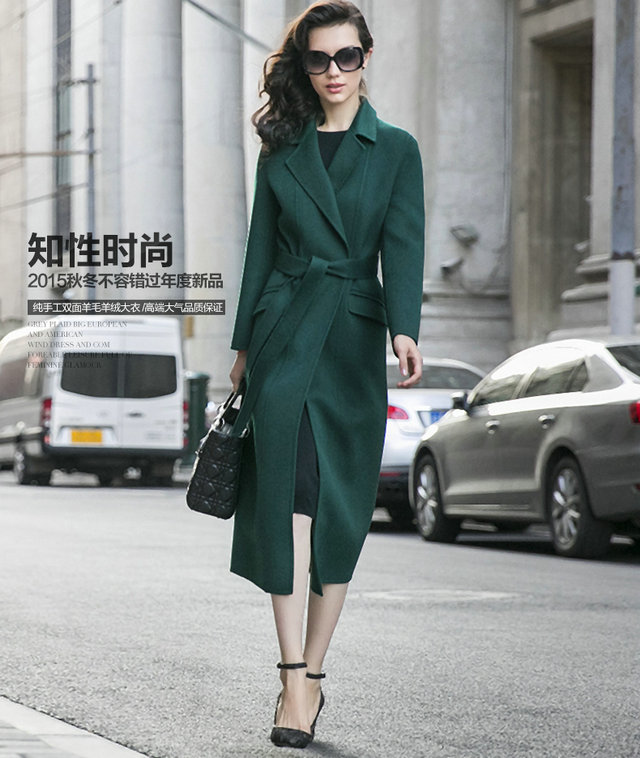 内蒙古羊绒衫羊绒面料|内蒙古优质羊绒大衣&nbsp;&nbsp;羊绒大衣女中长款