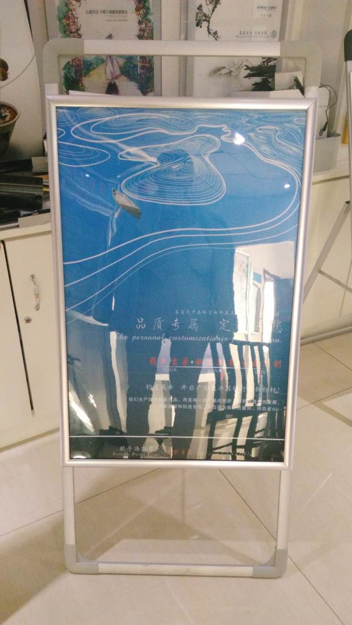 立式双层海报架宣传单架  厂家定制海报架