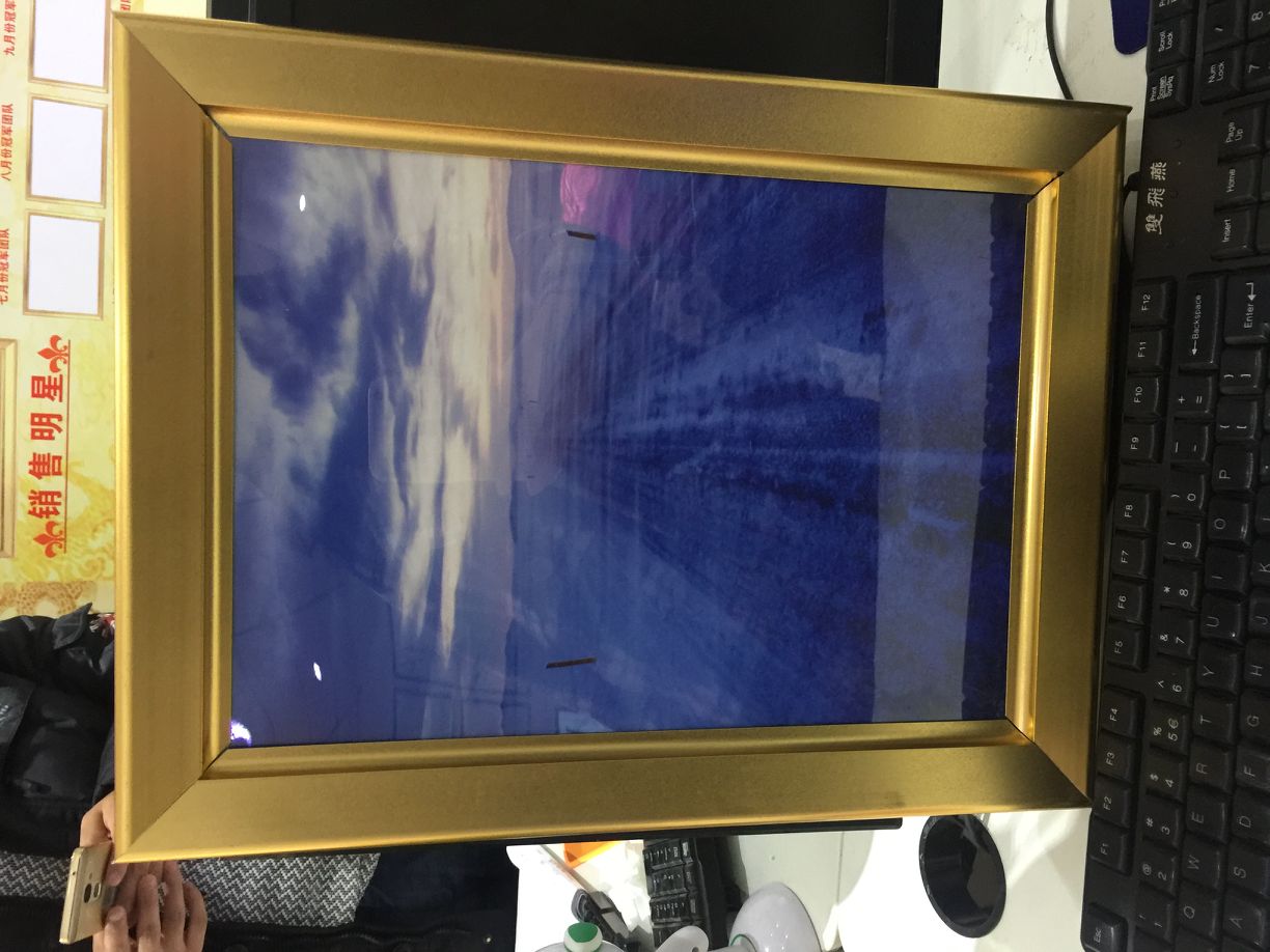 字画海报框前开启铝合金边框 厂家定制铝框