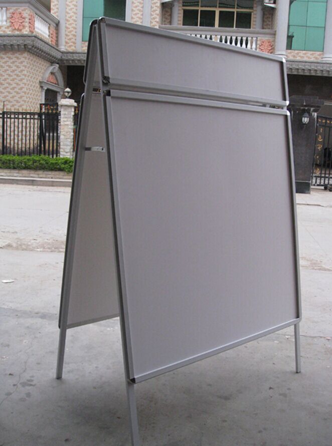 三角海报架80120展板  铝合金海报架  厂家定制海报架