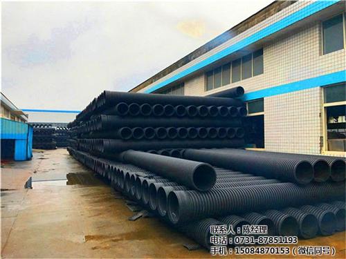 双壁波纹管厂家、梧州市波纹管、汇昌管业(  pphm双壁波纹  螺旋增强波纹管
