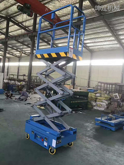 升降机升降平台移动剪叉式升降机 电动液压升降平台 家用小型升降机 单人电梯