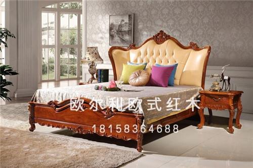 欧尔利欧式红木品质保证、上海欧式红木家具 欧式红木家具书桌 欧式红木家具厂