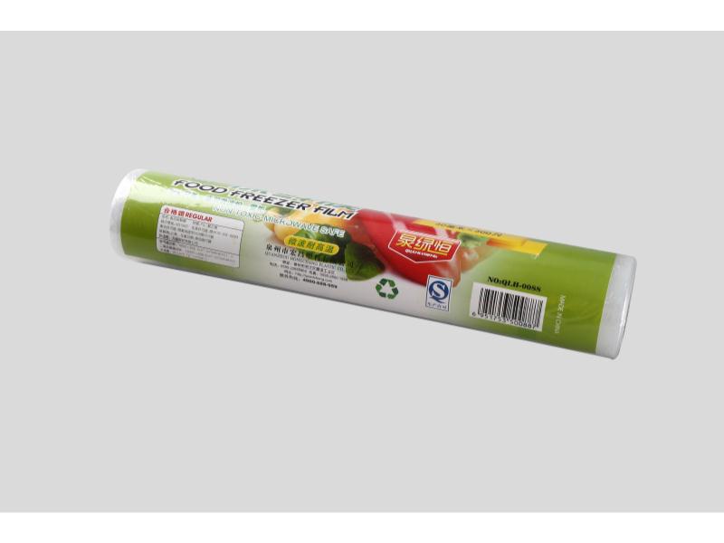 泉绿恒30CM宽300尺优质瘦身保鲜膜促销装水果蔬菜PE  食品保鲜膜  超市保鲜膜