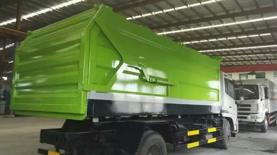 山东 5吨挂桶垃圾车厂家价钱  三轮垃圾车