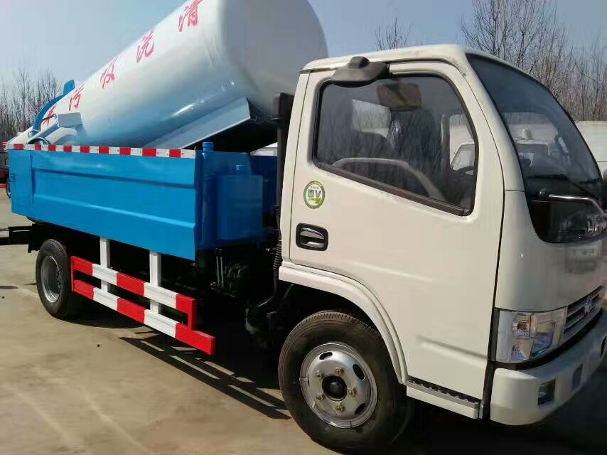 山东 5吨大功率高压清洗吸污车厂家价钱  高压清洗车  二手高压清洗车