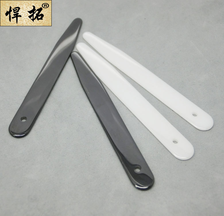 尚尊饰品衬衫陶瓷插片可定制领撑片活领撑  领口撑  陶瓷领撑