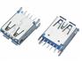USB3.0母座 鱼叉脚 SMT母座 9P 贴片插座
