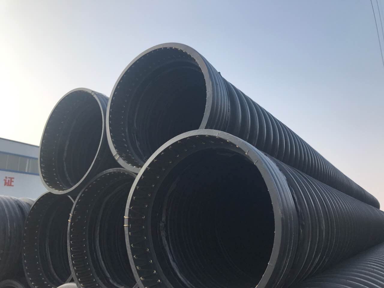 湖北湖南HDPE缠绕增强B型管 克拉管市政管道采购报价  排污管  排水管