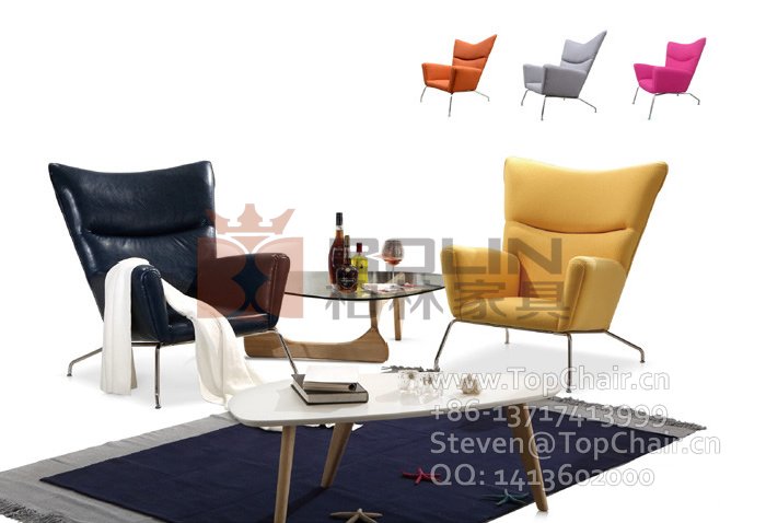 翼椅（wing chair）  酒店躺椅  样板房椅子