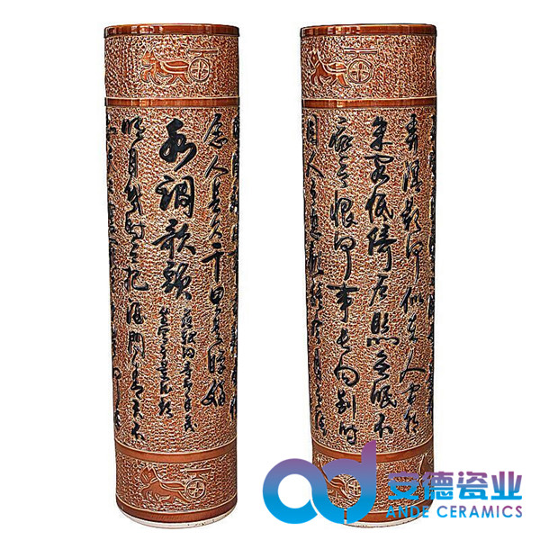 色釉粉彩大花瓶厂家定制  花瓶厂家销售&nbsp;&nbsp;落地礼品大花瓶&nbsp;&nbsp;大花瓶厂家销售