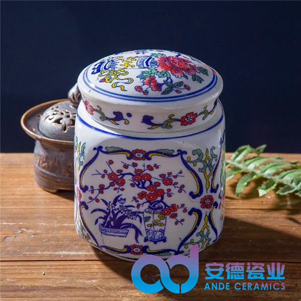 大号陶瓷茶叶罐厂家定制销售&nbsp;&nbsp;高档陶瓷茶叶罐&nbsp;&nbsp;罐子厂家批发&nbsp;&nbsp;陶瓷茶叶罐定制