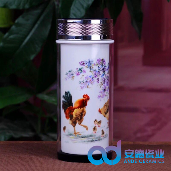 江西景德镇陶瓷茶杯公司活动茶杯定制