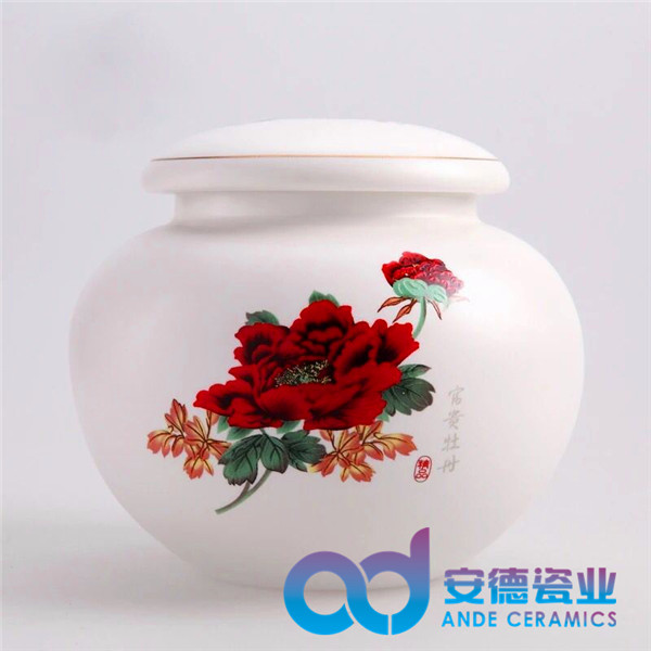 瓷器茶叶罐定制  陶瓷密封罐定做&nbsp;&nbsp;陶瓷罐子定制&nbsp;&nbsp;罐子厂家批发&nbsp;&nbsp;景德镇茶叶罐
