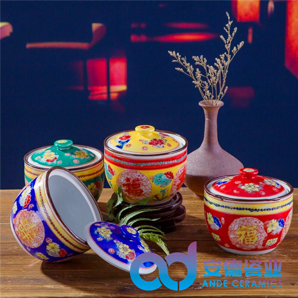 青花瓷茶叶罐，粉彩瓷茶叶罐&nbsp;&nbsp;普洱茶包装罐
