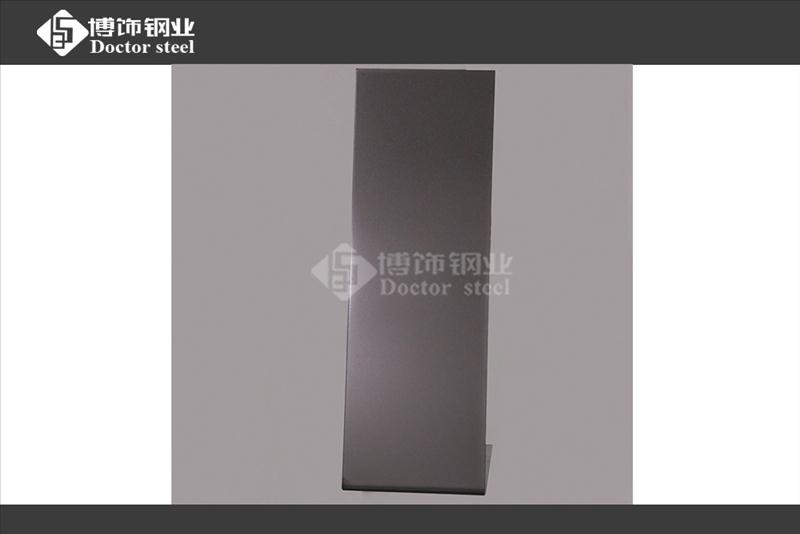 不锈钢亮光无指纹青黑喷砂板，厂家直销价格便宜  青黑不锈钢  不锈钢喷砂板