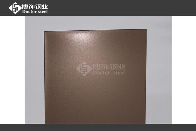 304古铜色不锈钢喷砂板，电镀彩色不锈钢装饰板  304古铜不锈钢