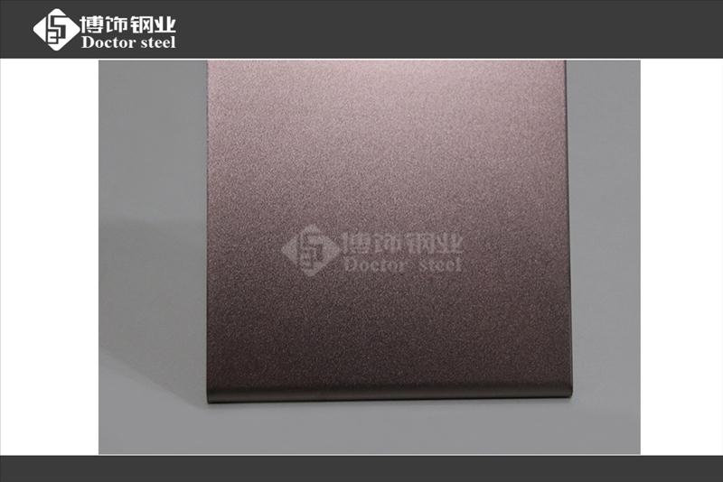 201不锈钢褐色不锈钢喷砂板，优质201不锈钢喷砂板  褐色不锈钢板