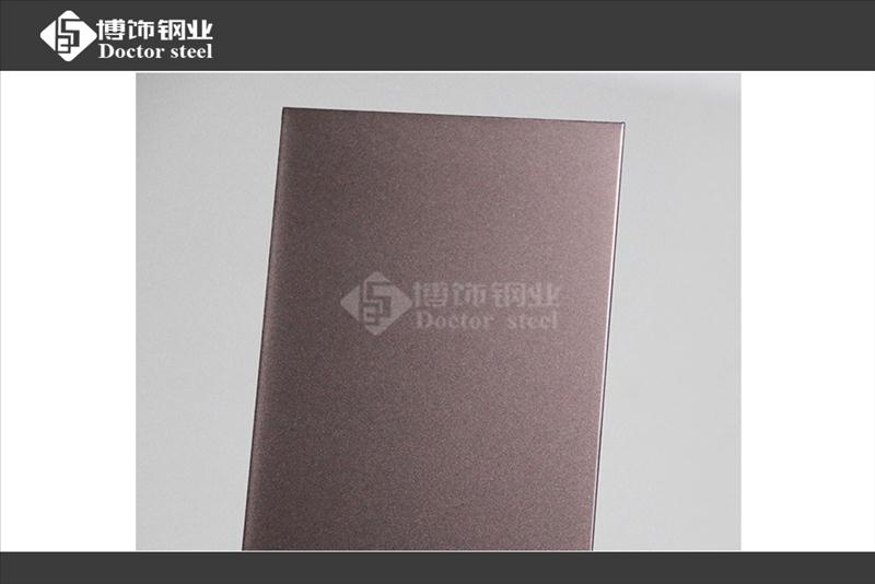 201不锈钢褐色不锈钢喷砂板，优质201不锈钢喷砂板  褐色不锈钢板