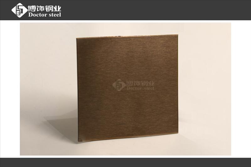 201玫瑰金不锈钢雪花砂无指纹板加工生产厂家  不锈钢无指纹板