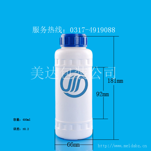 500ml花边瓶 白色瓶  塑料瓶  高阻隔瓶