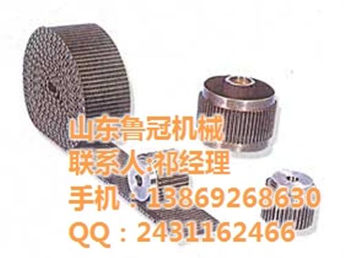 转弯齿链带,齿链带,山东鲁冠机械(图)  12.7齿链带  不锈钢齿链带