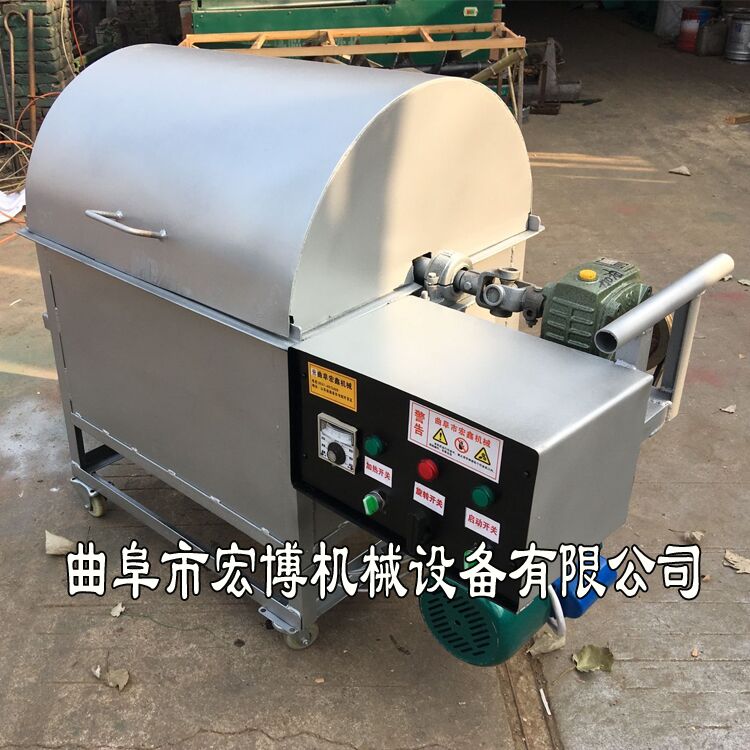 移动式板栗炒货机 各种电加热炒货机  电加热瓜子翻炒机  无烟环保炒货机  加厚钢板炒锅
