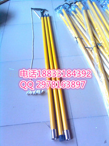 高压拉闸杆5节5米价格 全玻璃钢材质拉闸杆&nbsp;&nbsp;高枝剪&nbsp;&nbsp;测高杆