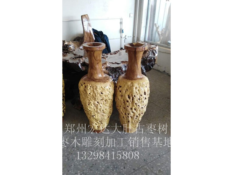三门峡枣木花瓶定制:销量好的枣木花瓶出售 枣木花瓶加工