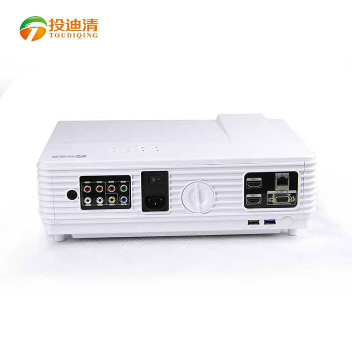 TDQ-90商务办公投影仪手机WiFi 教学培训3D投影仪家  家庭影院