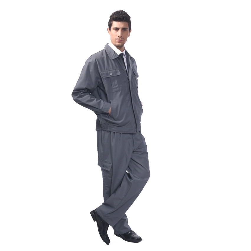 长袖工作服套装订做机修工作服上衣工厂劳保服套装厂服