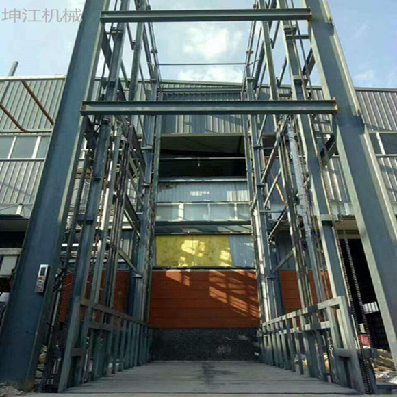 固定升降平台导轨式货梯液压升降机&nbsp;&nbsp;货梯升降机&nbsp;&nbsp;导轨式液压升降机&nbsp;&nbsp;厂房货梯