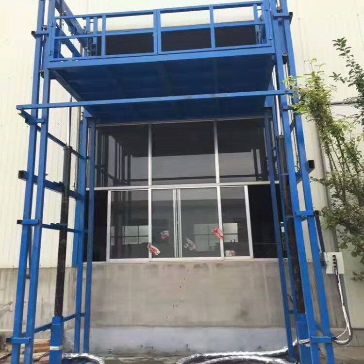 电动导轨式液压升降平台仓库升降机&nbsp;&nbsp;大吨位固定提升机&nbsp;&nbsp;仓库卸货平台&nbsp;&nbsp;新款导轨式