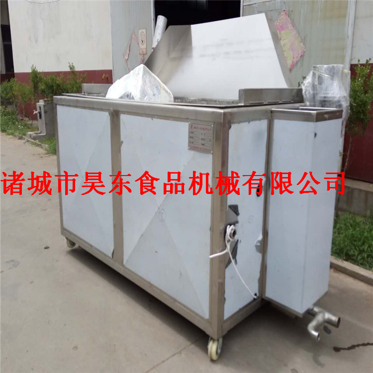 燃气型豆腐块油炸机 连续式豆腐块油炸流水线&nbsp;&nbsp;豆腐块油炸设备